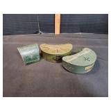 Vtg Metal Live Bait Boxes