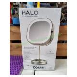 Halo LED Double-Sided Magnification Mirror