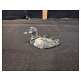 Princess House Lead Crystal Glass Duck Figurine