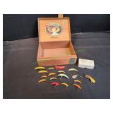 Vtg Helin Tackle Flatfish Fishing Lures