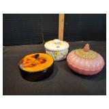 (3) Vtg Trinket Boxes