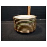 (12) Old Abbey Limoges 6" Plates