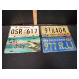 Vtg License Plates