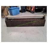 38" Primitive Wooden Toolbox