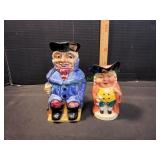 (2) Vtg Toby Jugs