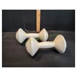 (2) Super Star 3.3lbs Dumbbells