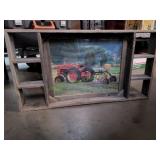 Wooden Wall Shelf w/ Farmall Tractor Print