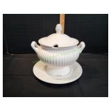 Vtg Electric Soup Tureen w/ Serving Platter