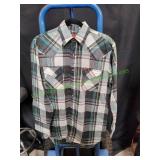 Ely Plains Button-Down Long Sleeve Shirt, Sz 15.5