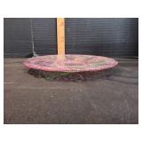 LE Smith Pink Iridescent Quintec Carnival Platter