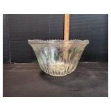 Vtg Indiana Glass Princess Punch Bowl