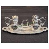 Silver-Plated Mini Souvenir Salt&Pepper Shaker