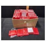 (61) Mini Red Multi-Compartment Storage Box