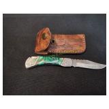 Damascus Folding Pocket Knife