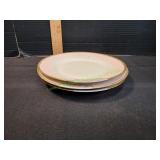 (3) 7.5" Royal Crescent China Plates