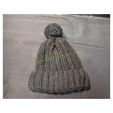 Time and Tru Black Felt Lined Beanie