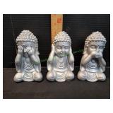 See No Evil, Hear No Evil, Speak No Evil Buddhas