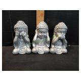 See No Evil, Hear No Evil, Speak No Evil Buddhas