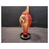 Blown Glass Hummingbird Feeder