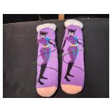 DC Comics Catwoman Sherpa-Lined Non-Slip Socks