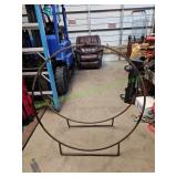Large Wrought Iron Firewood Ring