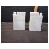 (2) Refillable Slimline Water Bottles