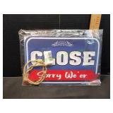 Open/Closed Sign w/ Business Hours Sign