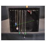 Lot of Crystal Pendulums