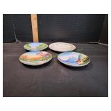 (3) Decorative Plates w/ Saucer