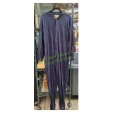 Big Feet Union Suit Pajamas, Sz Lg