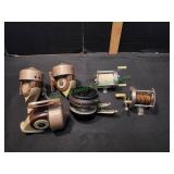 (6) Vtg Fishing Reels