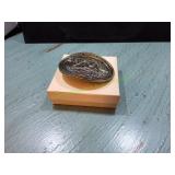 Vtg Limited Edition Dr Pepper Brass Belt Buckle