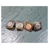 Vtg Art Deco Mother of Pearl Cufflinks