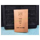 Vtg Pocket Plate Block File Stamp Booklet
