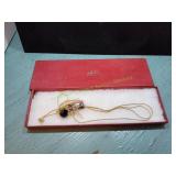 Vtg Gold-Tone Tassel Pendant Necklace