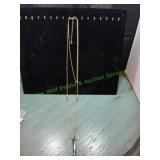 Vtg Nakamol Rose Quartz Pendant Necklace