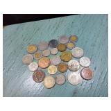 (25) Foreign Coins