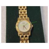 Ladies JNY(Jones New York) Gold-Tone Quartz Watch
