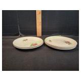 Vtg The Paden City Pottery Saucers & Plates