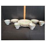 Brentwood Essence Fine China Plates & Cups