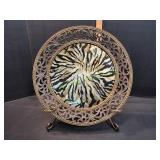 17.5" Decorative Plate w/ Stand