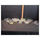 Vtg Glass Bowls, Candy Dishes & More