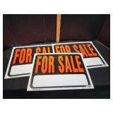 For Sale Signs