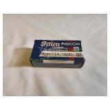 Fiocchi 9mm Luger 115gr FMJ Ammo, 50ct