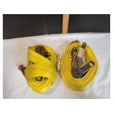 (2) Heavy Duty Yello Ratchet Straps
