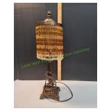 24' Decorative Lamp w/ Beaded Shade