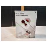 Sharper Image Dual Driver Wireless Earbuds