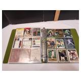 Baseball Trading Cards in Binder
