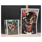 Venom Poster w/ Wonder Woman Lithograph
