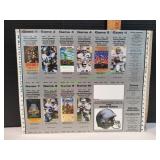 Sheet of 1998 Dallas Cowboys Season Tickets